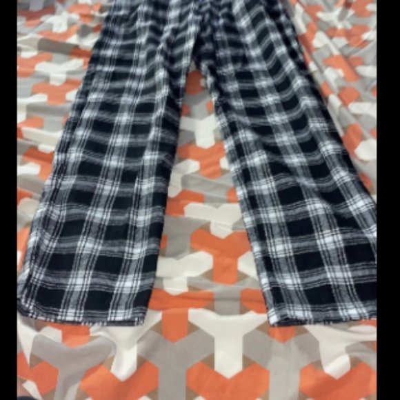 checkered soft pants - Picture 2 of 4